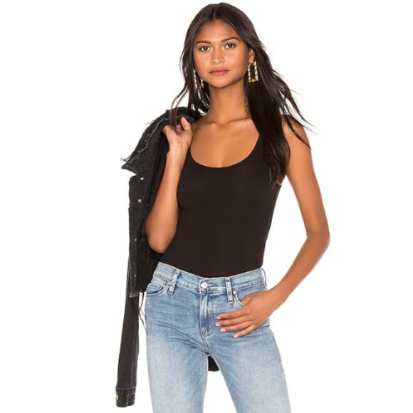 James Perse Classic Brushed Long Tank in Black NWOT Size 1 (XS/S) - Picture 4 of 4